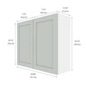 Eklipse RD-HG36-GT Wall Cabinet  36″ 2 Door Angelite