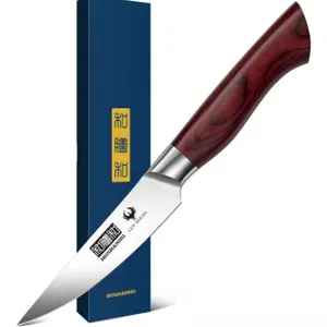 HOSHANHO 3.75 inch Paring Knife, Japanese High Carbon Stainless Steel Small Kitchen Knife, Ultra Sha