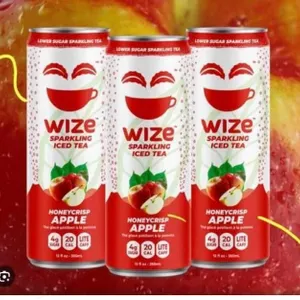 Wize Sparkling Iced Tea Apple 12 x 355ml Cans