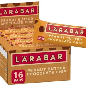 Larabar Peanut Butter Chocolate Chip, 16 x 45g Bars, 720g Total Weight