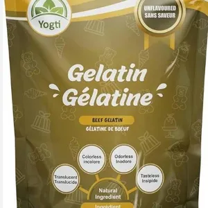 Yogi Beef Gelatin, 1kg, Unflavored, Natural Ingredients