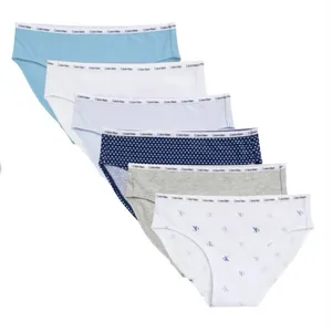 Calvin Klein Girls Bikini Underwear – 7 Pack, Size S/P (6/6X)