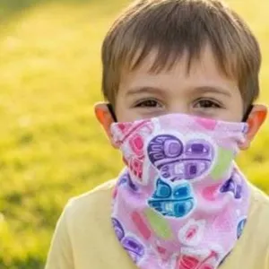 Lot of 2 – Native Northwest Bandana Gaiter for Kids with Ear Loops – Hummingbird H
