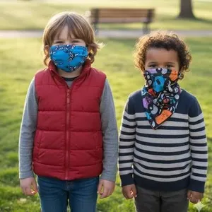 Kids Bandana Gaiter and Reusable Cotton Face Mask by Native Northwest