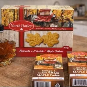 Maple-Themed Gift Set With Syrup, Cookies, and Fudge From North Hatley