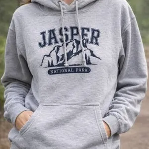 River Wear XL Gray Hoodie Featuring Jasper Graphic