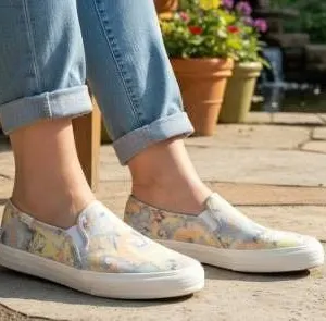 Keds Women’s Dbl Deck Tie Dye PK Multi Shoes, Size 8.5