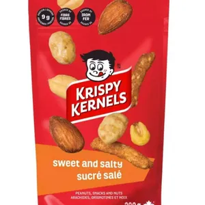 CASE LOT Krispy Kernels Sweet And Salty Peanuts Mix, 200g x 8