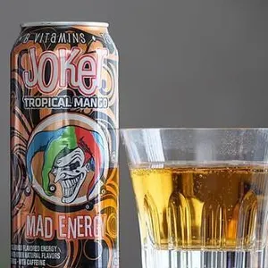 Joker Tropical Mango Mad Energy Beverage 12 x 473 mL Cans