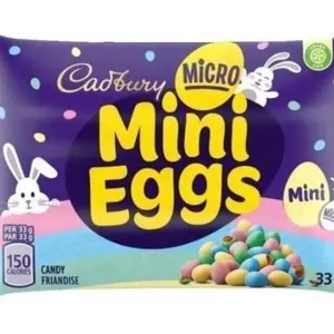 Cadbury Micro Mini Eggs 48 Packs of 33g Each