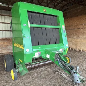John Deere 567 Round Baler w/ Mega Wide Pick Up, Pre Cut Knives & Monitor, 27,291 Bales, Shedded, S/N 00567X302806