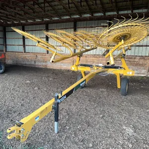 ** UPDATE Vermeer VR1224 12 Wheel ** Modular Hay Rake (Like New) , Only 800 Acres On It,  Shedded, S/N 1VRA231FCMM017181