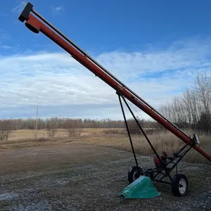 Brandt 735 7” x 35’ Grain Auger w/ Kohler 16hp Gas Engine and Agri Hopper Included