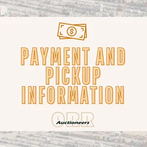 Payment & Pickup Information