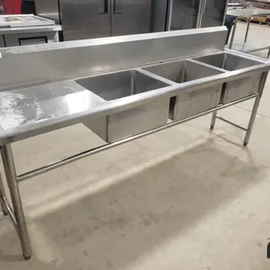 Triple Bin Sink w/ Washing Wand Attachment
 UNRESERVED