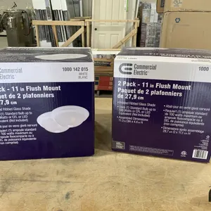 (2) Commercial Electric 2-Pack 11'' Flush Mount Light
 UNRESERVED