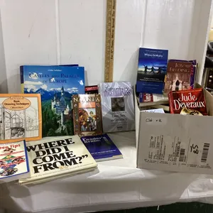 (2) BOXES BOOKS - FICTION & NON-FICTION