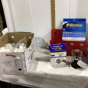 BOX W/ PVC FITTINGS, AIR PURIFIER FILTER,