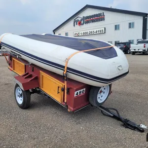 2020 Mercury Quicksilver Airdeck 300 Boat w/ 2022 Homebuilt Utility Trailer