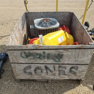 Crate w/ Air Conditioner & Jerry Cans
 UNRESERVED