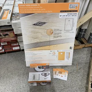 Schluter Sloped, Shower Tray, Flange & Inside Corners
 UNRESERVED