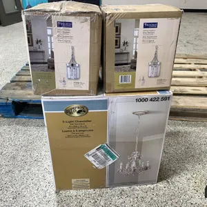 (2) Mini Pendant Lights & 5-Lights Chandelier
 UNRESERVED