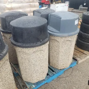 Pallet of Stone Garbage Cans (Approx. 4) 
 UNRESERVED