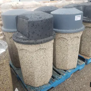 Pallet of Stone Garbage Cans (Approx. 4) 
 UNRESERVED