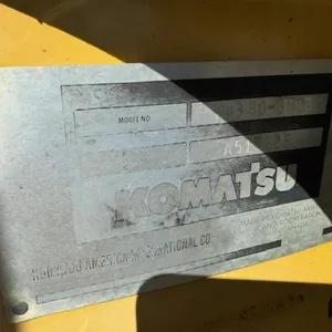 2002 Komatsu WA380 J3MC Wheel Loader
 UNRESERVED