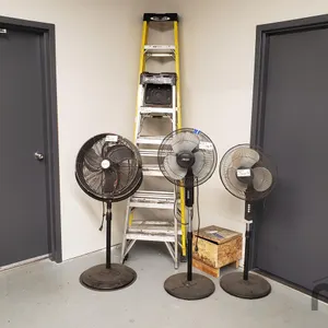 8' Fibreglass Ladder, 6' Aluminum Ladder & Fans
 UNRESERVED