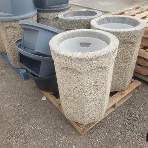 Pallet of Stone Garbage Cans (Approx. 4) 
 UNRESERVED