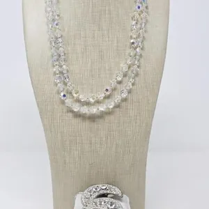 Cubic Zirconia & Rhinestone Earrings Lot