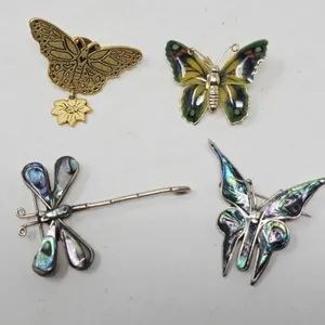 .925 Abalone Butterfly Lot