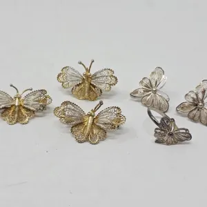 Vintage Filigree Butterfly Set