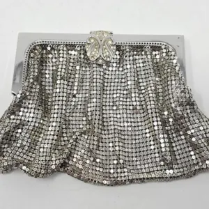 Antique Whiting & Davis Co Metal Mesh Clutch