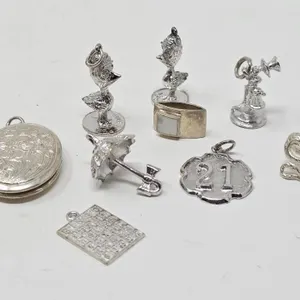 .925 Pendant & Miniature Lot