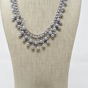 Silver Tone Necklace Lot