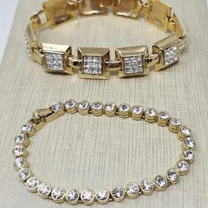 D'orlan Cubic Zirconia Tennis Bracelet Lot
