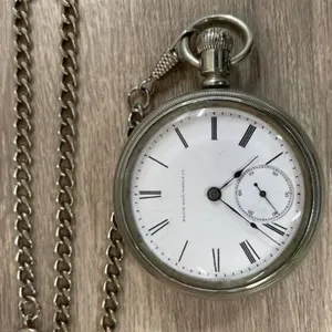 1887 Elgin National Watch Co. Pocket Watch w/Chain