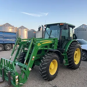 2010 JD model 6140D MFD tractor, 18.4 38’s (90%) 3 hyd, factory 3 pt, dual pto, 1,156 hrs, this tractor is absolutely imaculate, sells with model 563 