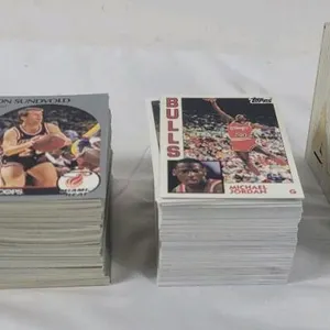 1990-91 Skybox Basketball Trading Card Set (complete) , 1992-93 Topps Archives Basketball Trading Card Set (complete) - Includes Michael Jordan & 