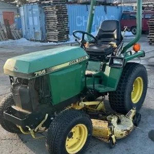 John Deere 755 Diesel 4WD Tractor, Runs & Drives
