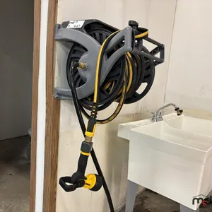 DeWalt Hose Reel and Spray Nozzle
 UNRESERVED
