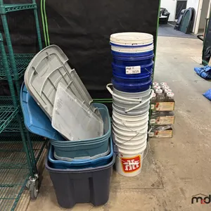 5-Gallon Buckets and Totes
 UNRESERVED