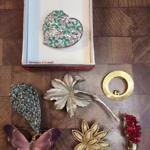 Costume jewelry pins