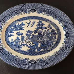 Blue Willow Churchill England platter