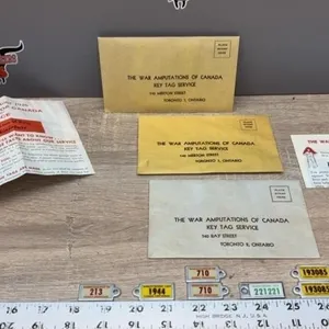 7 Old War Amp Tags. *SC