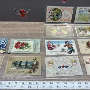 1900 Easter & X-Mas Postcards.