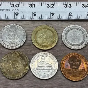 10-$1 Las Vegas Gaming Tokens. *SC