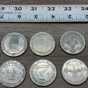 10-$1 Las Vegas Gaming Tokens. *SC